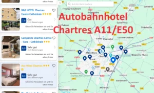 Autobahnhotel an der A11/E50 in der Nähe von Chartres