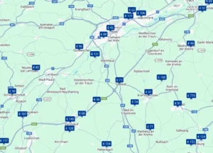 Finden Sie ein Autobahnhotel an der A1/E55/E60, A8 und A9, in der Nähe von Sattledt, auf der Hotelkarte über Google Maps